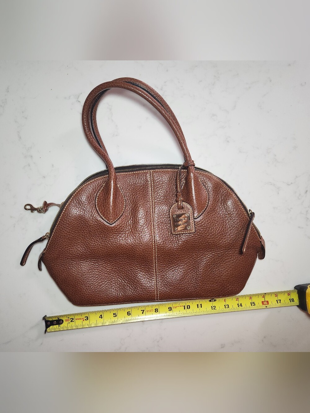 Dooney & Bourke Bowling Bag Style Shoulder Bag - Picture 5 of 5